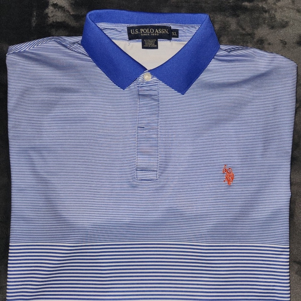 U.S. Polo Assn. Blue Striped Men's Shirt